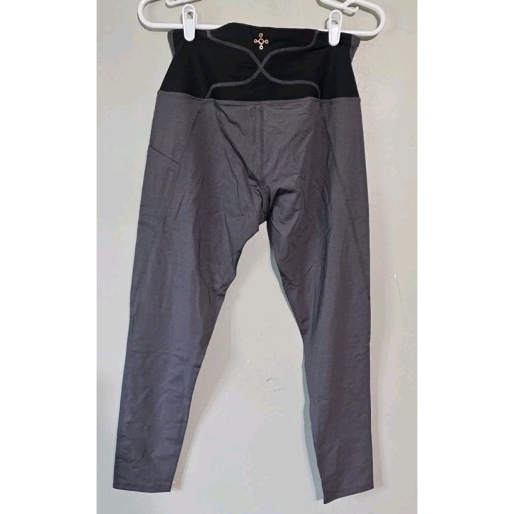 🩷Tommie Copper Women's Pro-Grade Lower Back Support Leggings Grey Size L💚